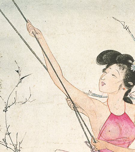 潮阳-胡也佛的仕女画和最知名的金瓶梅秘戏图